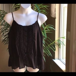 Women’s plus size 2x black cotton top